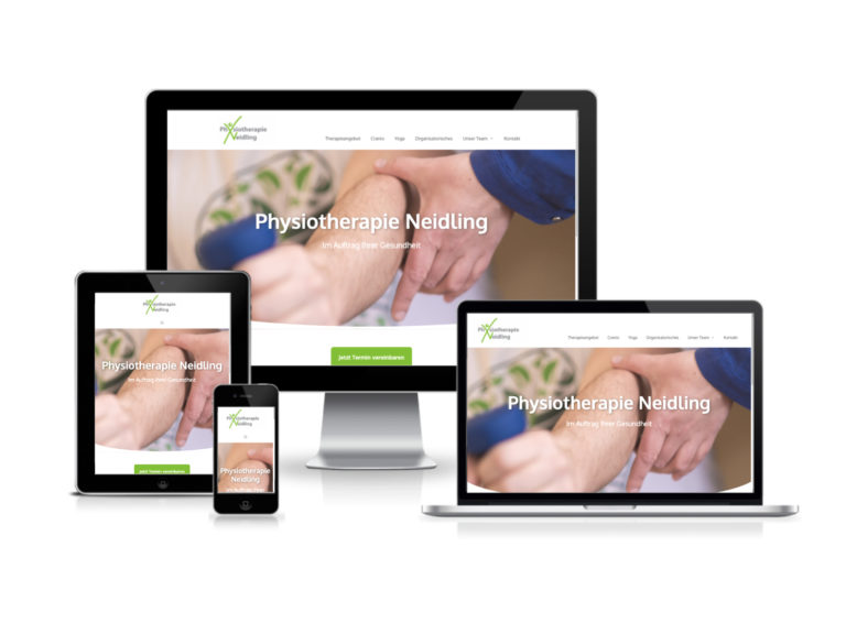 Webdesign und Webprogrammierung für Physiotherapie Neidling