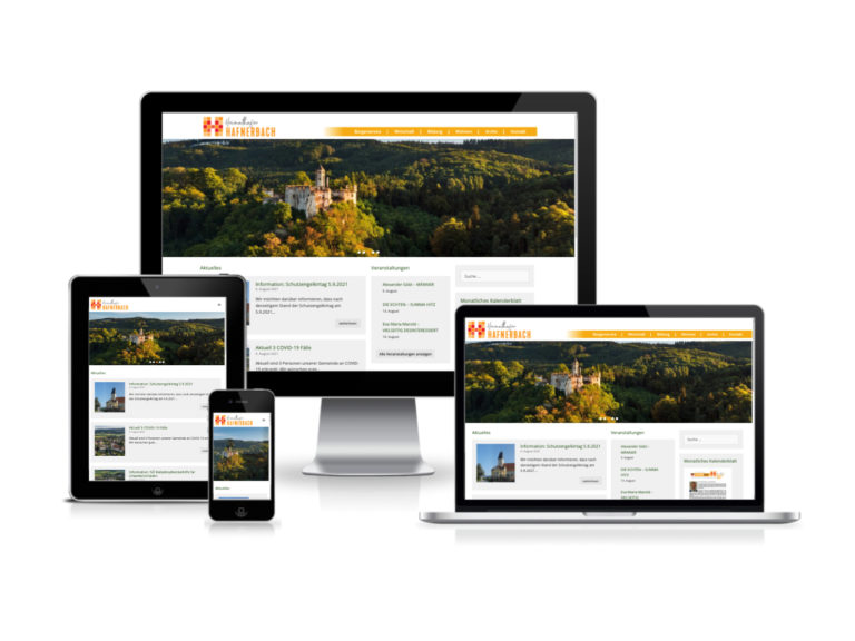 Webdesign und Webprogrammierung für die Marktgemeinde Hafnerbach